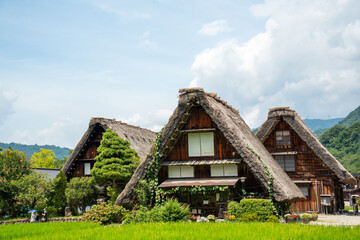 世界遺産　白川郷合掌造り集落　夏 © Hiro074