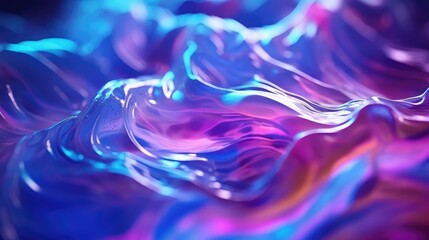 Obraz premium Abstract Neon Waves and Fluid Textures