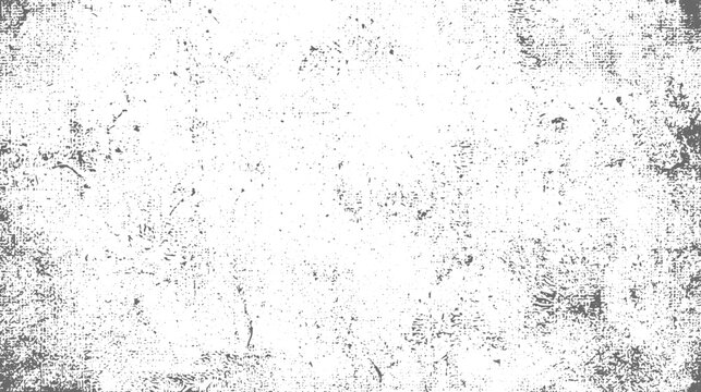 Distressed White Grunge Texture Background, Black Scratch Pattern, Abstract Monochrome Surface, Rough Weathered Effect, Vintage Dirty Overlay, Vector Illustration.
