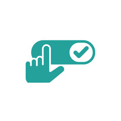 Obraz premium Verify Action Icons
