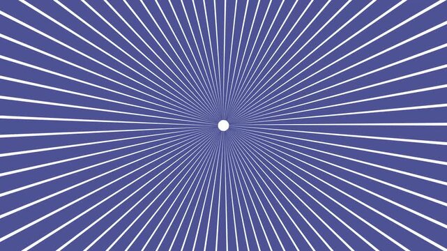 Radial burst patterns project clean white vector velocity lines outward. High energy corporate intro sequences gain immediate graphical focus from this burst layout mesh. Burst vectors pulse.
