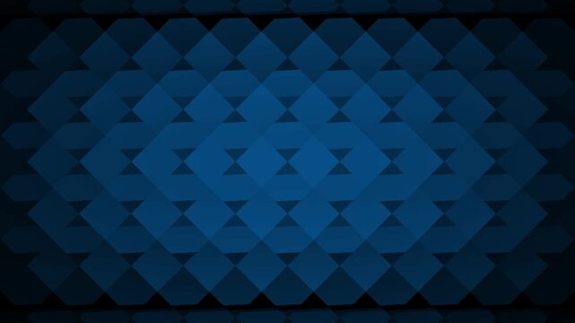 Abstract blue geometric patterns introduce smooth gradient vignette borders. Contemporary technology text presentation layouts fit nicely inside this blue framing asset. Geometric cells glow.
