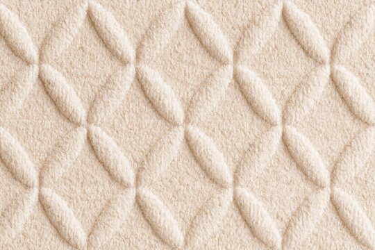 Abstract Neutral Surface Background Featuring A Decorative Diamond And Floral Repeating Pattern