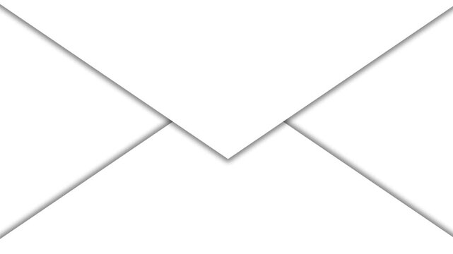 white envelope with blank paper