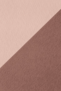 close up of soft cream and cocoa brown sheets of craft cardboard