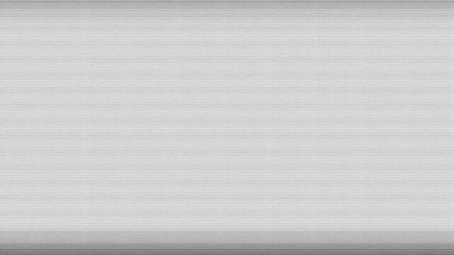 Retro VHS tracking error and analog TV static glitch effect background. Screen interference with horizontal scan lines and distorted signal noise