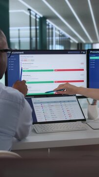 Procurement Manager And Analyst Discuss E-procurement Software