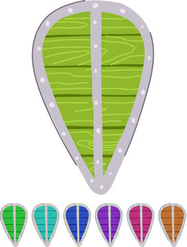 hero shield knight cartoon. battle quest, honor chivalry, horse lance hero shield knight sign vector