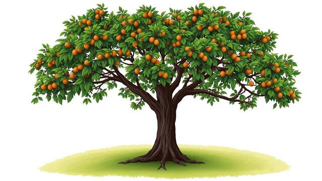 Black Walnut Tree Illustration