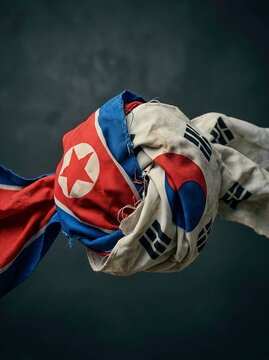 Political analysis, and geopolitical of North Korea and South Korea. Conflict, geopolitical tensions on the Korean Peninsula, historical division, peace negotiations, diplomacy, and the complex relate