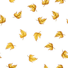 Fototapeta premium pattern canada maple leaf cartoon. fall red, canadian autumn, flag symbol canada maple leaf sign vector