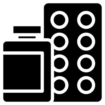 Medicine solid icon. For presentation, graphic design, mobile application, web design, infographics or UI.