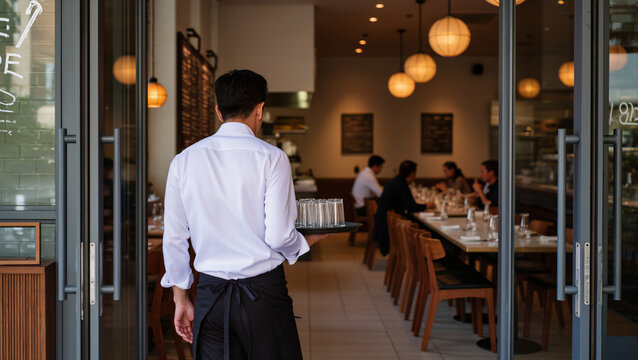 waiter at work 