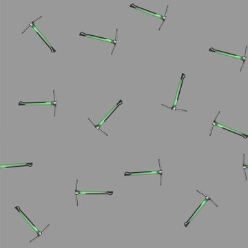 seamless pattern pickax pickaxe cartoon. pickaxe rock, dig chisel, silhouette pictogram pickax pickaxe sign vector