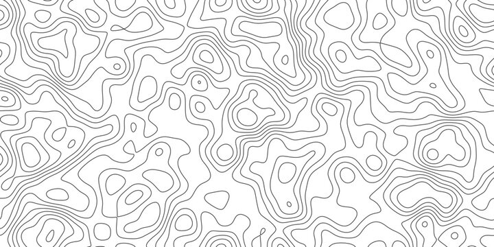 Topographic map contour lines create an abstract and intricate pattern, suggesting elevation and geographic features.
