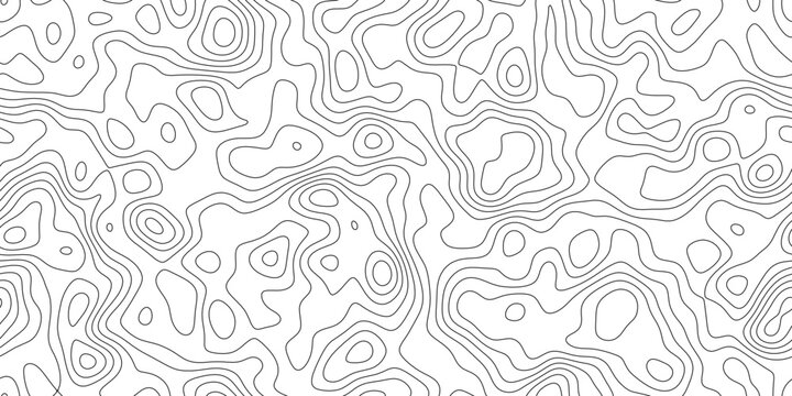 A topographic map displaying contour lines that illustrate the elevation and terrain of an area, presented in a clean, graphic style.