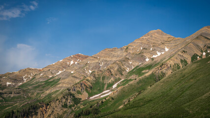 Fototapeta premium mountain landscape with blue sky