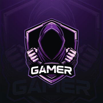 Mascot Gamers logo design vector with modern illustration concept style for badge, emblem and tshirt printing. gamer illustration for esport team. 