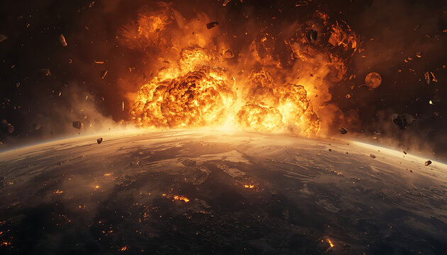 fire in the sun