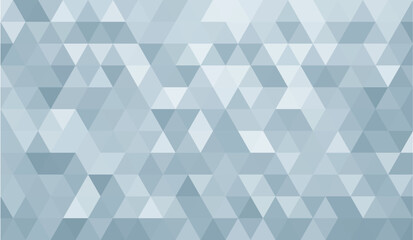 Fototapeta premium Abstract blue geometric triangle background wallpaper Modern low poly pattern for digital design.