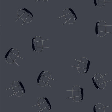 seamless pattern video tv antenna cartoon. channel broadcast, news television video tv antenna sign vector