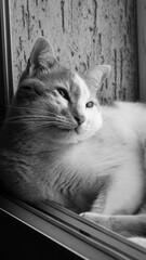 The cat is resting on the window © Евгения Мироненко