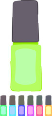 face eye cream cartoon. skin facial, spa natural, young clean face eye cream sign vector