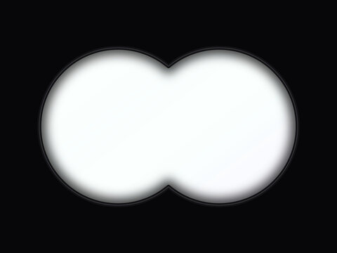 Binocular view overlay with reticle scale and crosshair