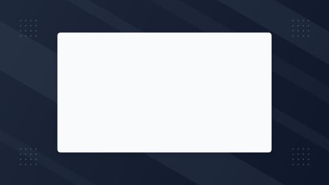 White frame mockup on dark blue tech background
