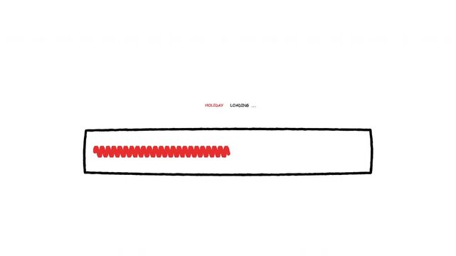 Minimalist Rectangle Outline Motion Black Sketch Frame Element Hand Drawn Animation