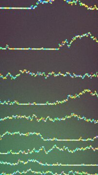 Abstract digital audio sound wave signals background