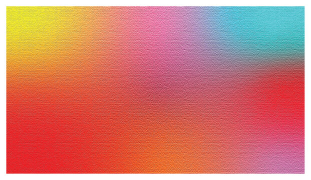 Abstract background featuring a vibrant soft gradient transition from yellow to red and blue colors
