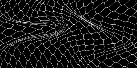 Mesh texture for fishing nets. Seamless pattern for sportswear or soccer goal, volleyball net, basketball hoop, hockey, athletics. Abstract net background for sports © Haikal