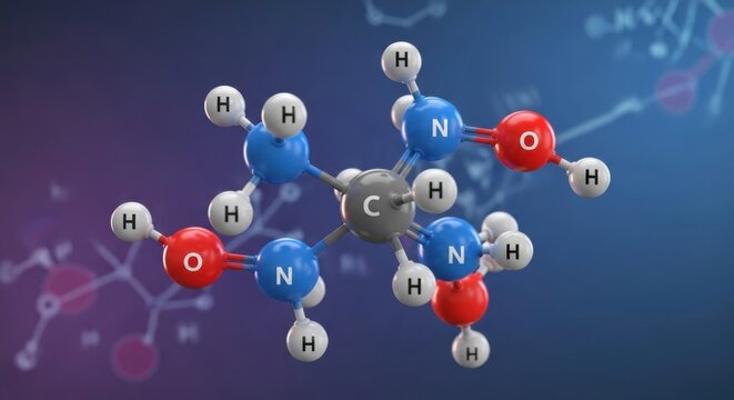 molecular structure science illustration