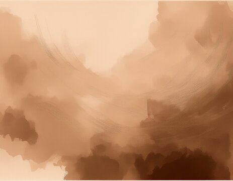 brown watercolor abstract background with soft wash