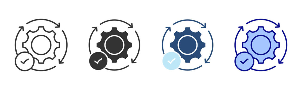 Execution Icon Set. Designed In Multi Style