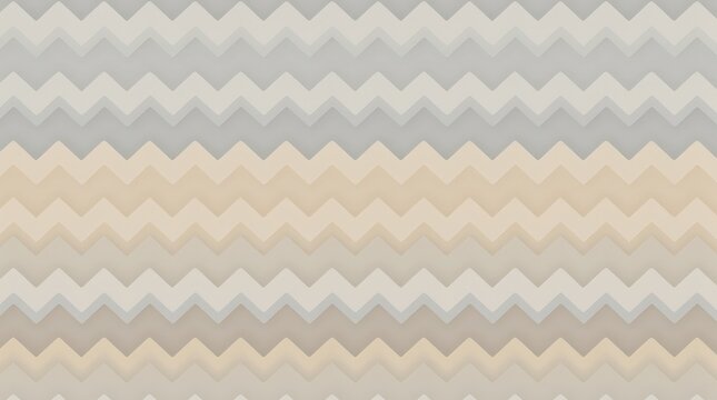 A seamless zigzag pattern with alternating chevron stripes in soft beige, cream, and gray tones, creating a textured and modern geometric design.