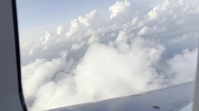 view from airplane window
