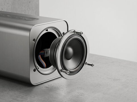 Repairable Wireless Speaker with Removable Driver Supporting Easy Maintenance and Sustainable Product Design