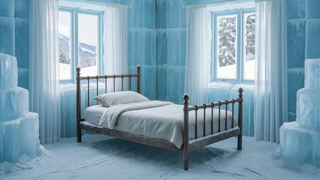 Ice Bedroom Interior