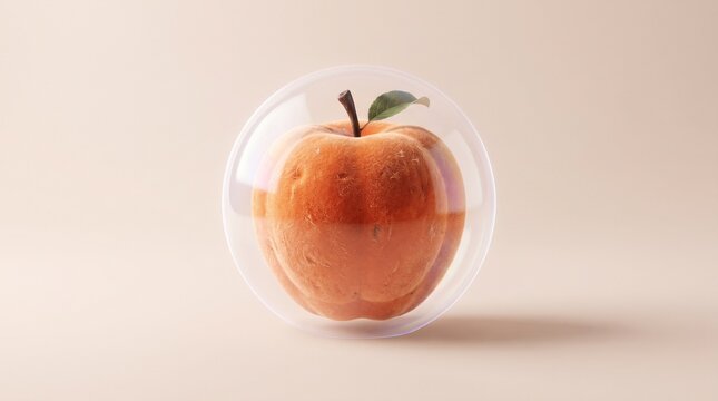 Velvet Apple Emerging from a Cracked Shell in 2K Resolution