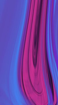 Flowing abstract purple and blue energy wave with vertical motion