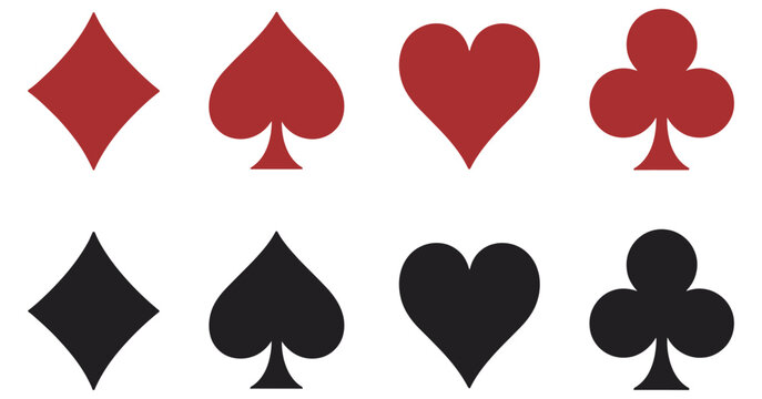 full deck playing card vector set, featuring complete collection of face cards, numbered cards, and suits, modern high-quality design for gaming, casino applications, entertainment, and poker graphics