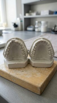 A Detailed Look at Orthodontic Casts Used in Modern Clinical Laboratory Diagnostics for Jaw and Teeth Alignment Analysis in a Professional Medical Setting