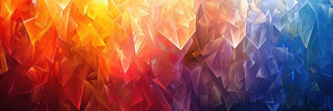 Colorful crystal abstract background