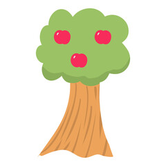 Apple Tree Clipart Illustration Kids Picnic Aesthetic Vibes Theme