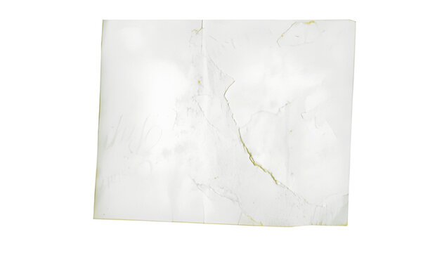 White Marble Cracked Paper Texture Background with Vintage Folded Abstract Surface.