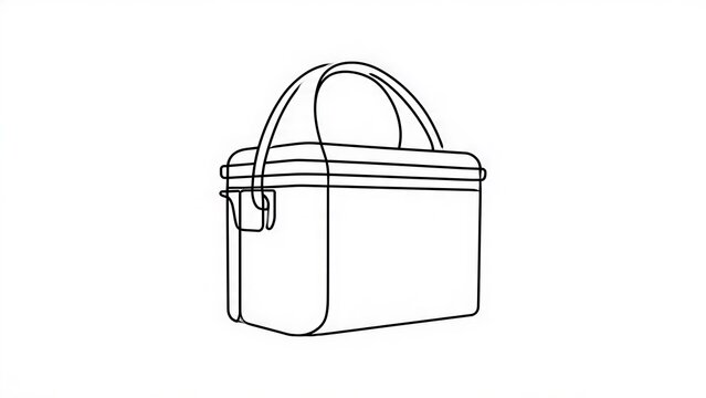 Illustration of a handbag on white background.