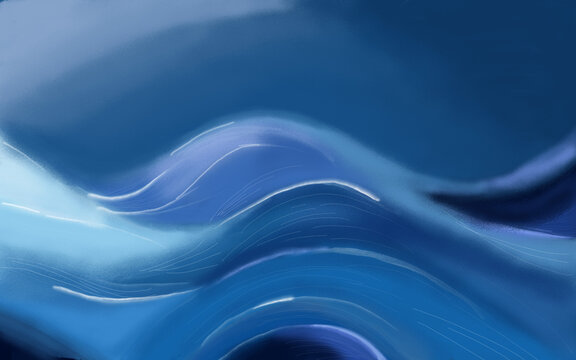 A modern abstract blue gradient wallpaper featuring smooth color transitions, soft flowing shapes, and a clean minimalist composition.