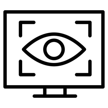 ai computer vision icon